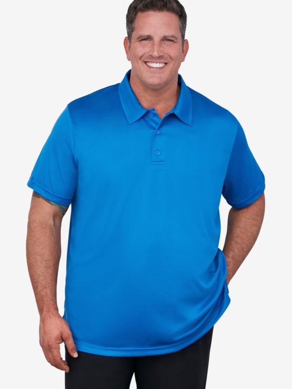 ADIDAS Menβs Blue Polo Performance Adicross ADX 5XL NWT - Picture 7 of 12